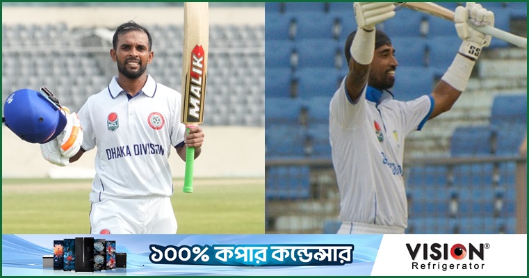 জাতীয় লিগে তাইবুর-সাদিকুরের সেঞ্চুরি